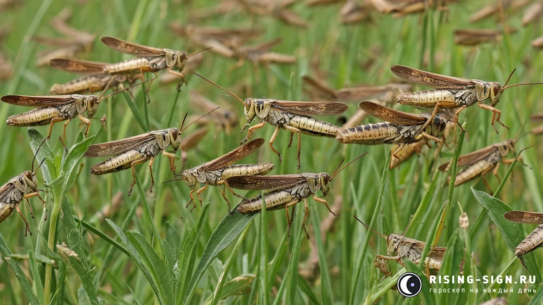 Изображение: к чему снится большая стая саранчи