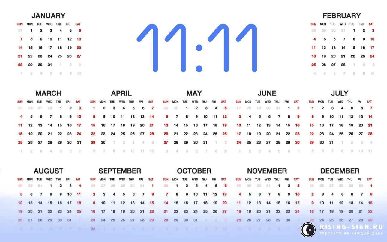 Изображение: что значит видеть 11:11 в зависимости от дня недели