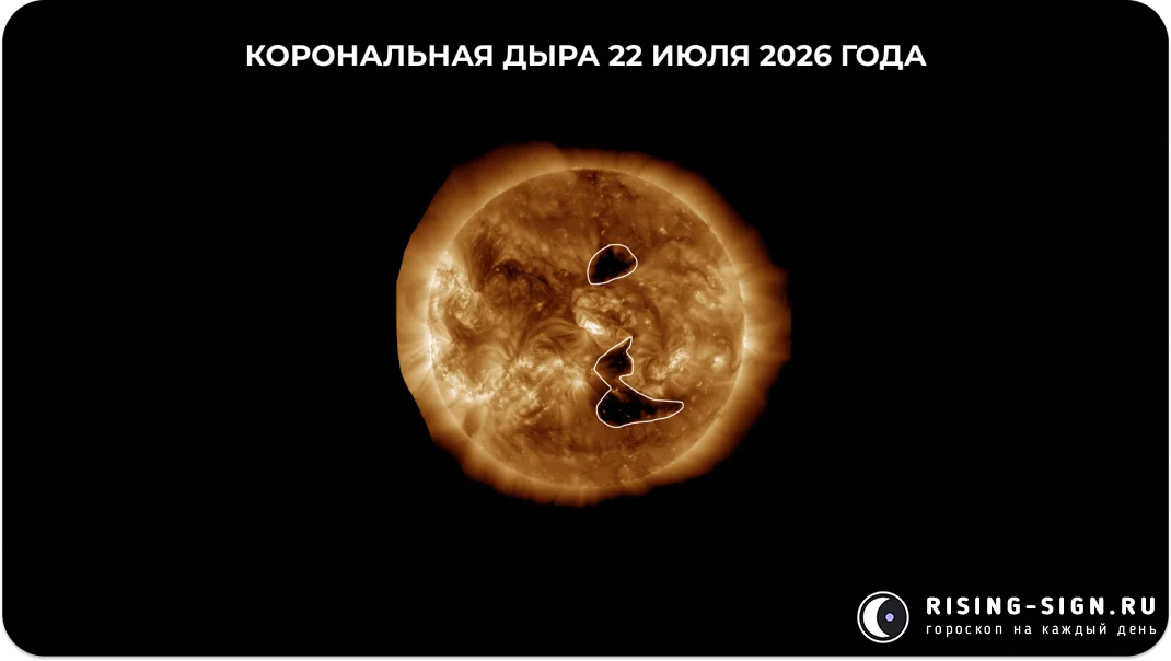 Изображение: корональная дыра 22 июля 2027 года